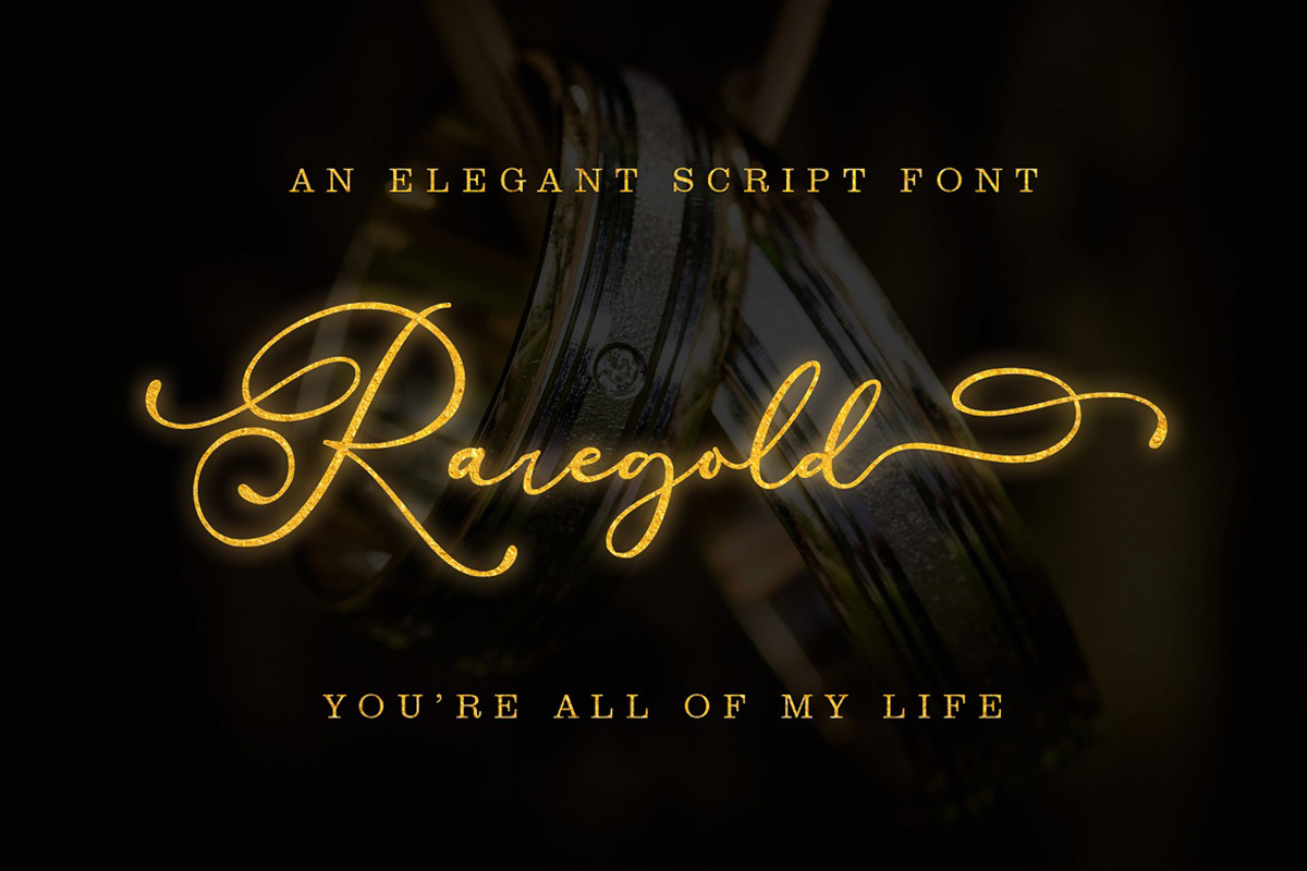 Raregold Free Font