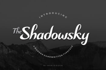 Shadowsky Free Font
