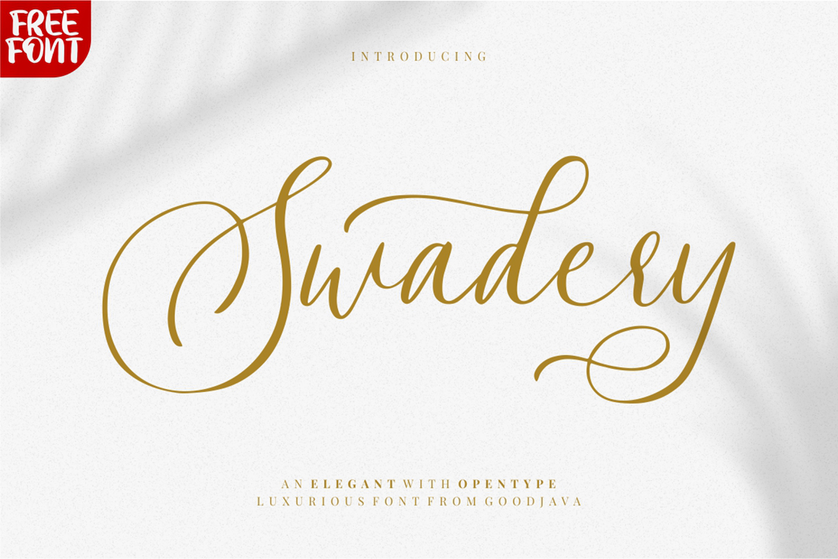 Swadery Free Font