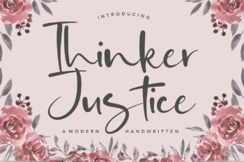 Thinker Justice Free Font