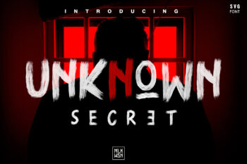 Unknown Secret Free Font