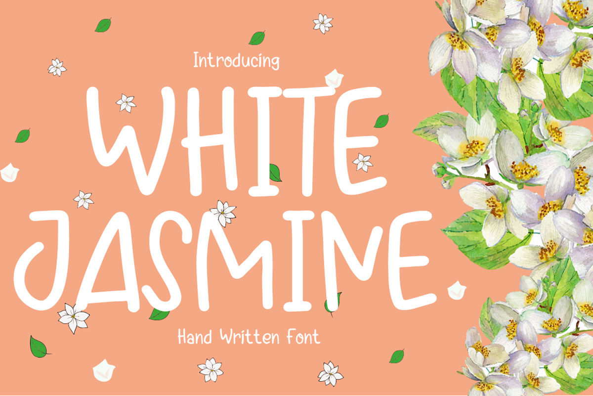 White Jasmine Free Font