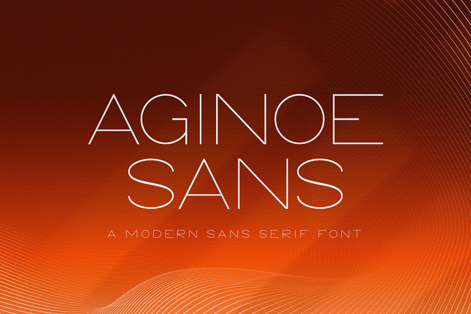 Aginoe Free Font