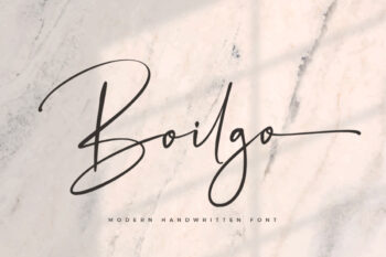 Boilgo Free Font