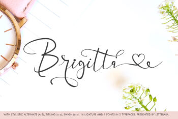Brigitta Free Font
