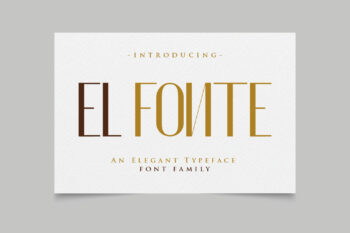 El Fonte Free Font