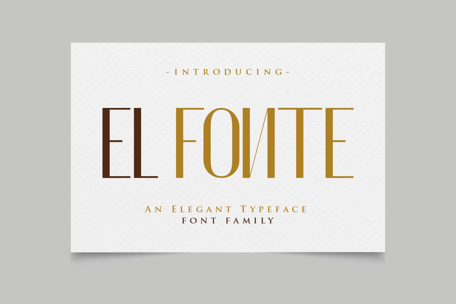 El Fonte Free Font