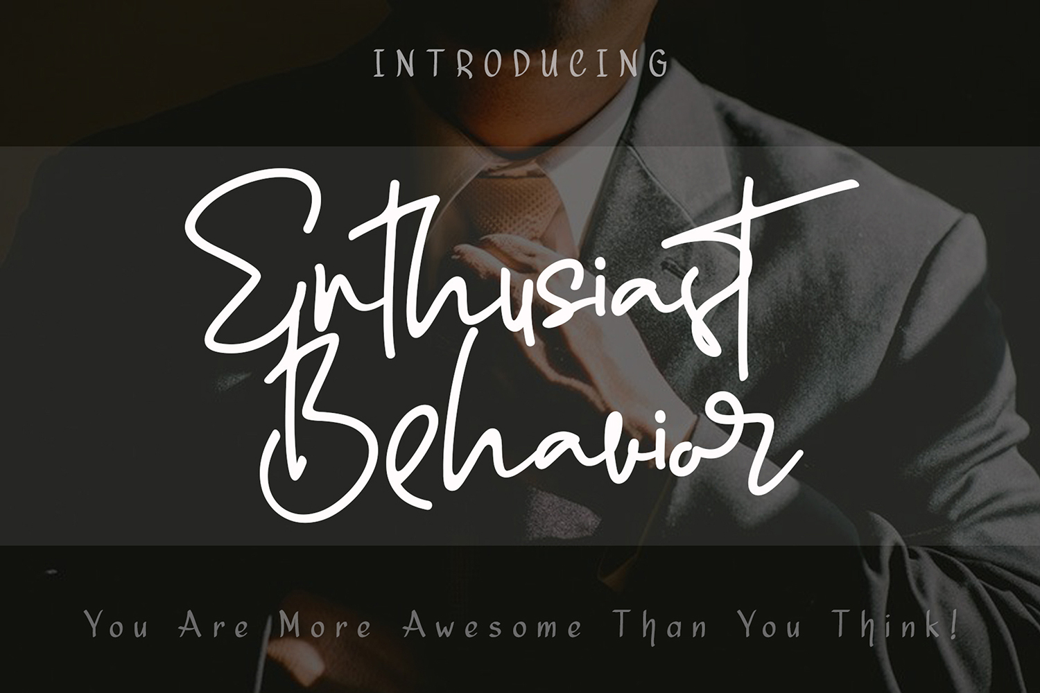Enthusiast Behavior Free Font