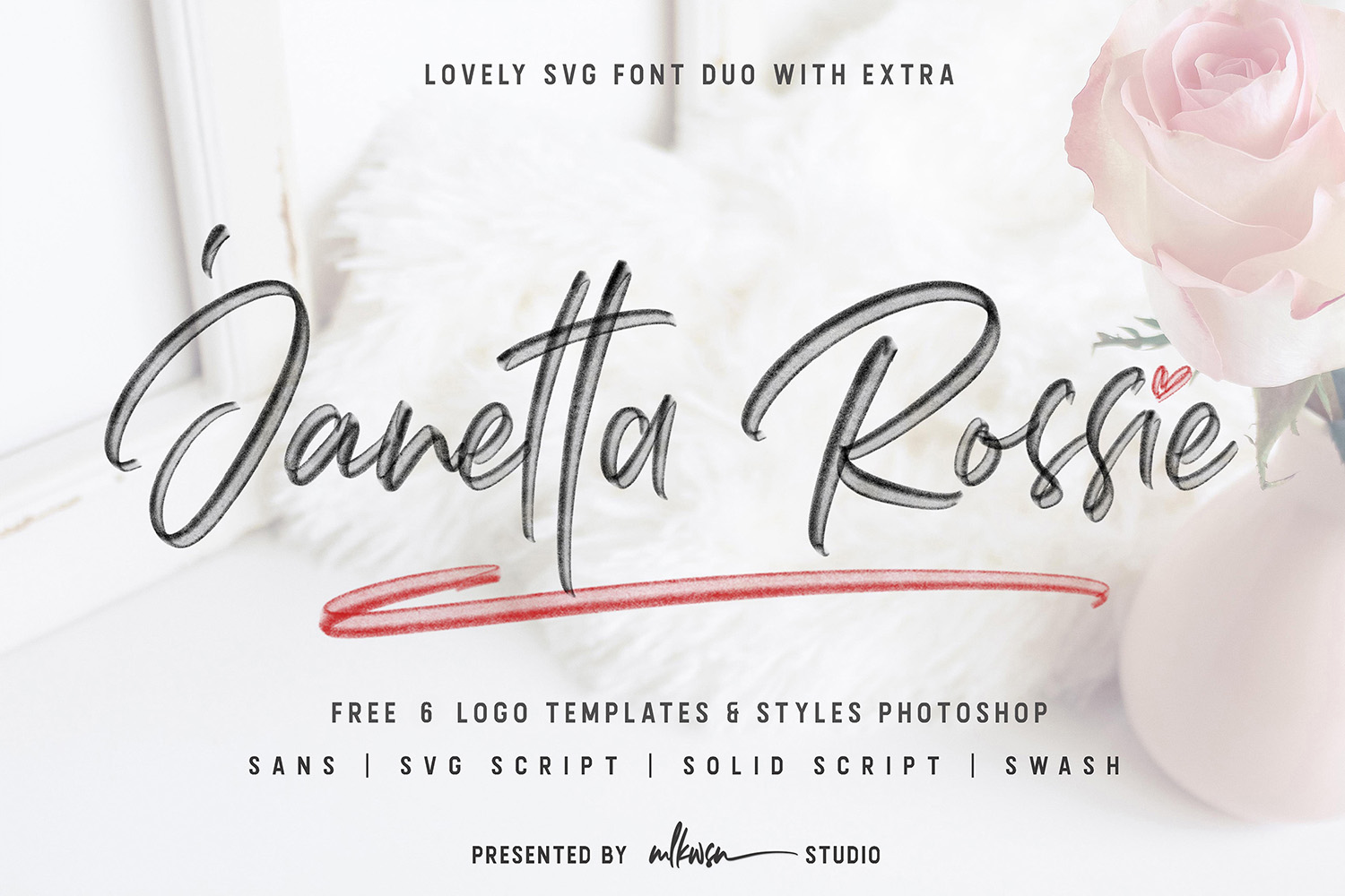 Janetta Rossie Free Font