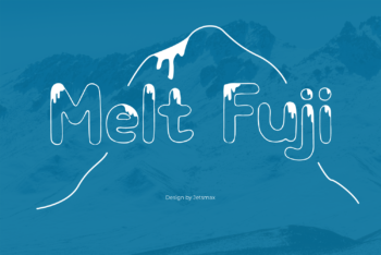 Melt Fuji Free Font