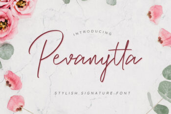 Pevanitta Free Font