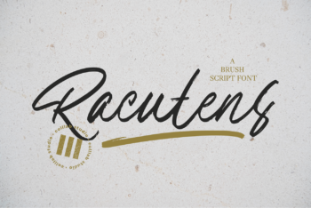 Racutens Free Font