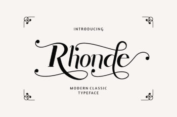 Rhonde Free Font