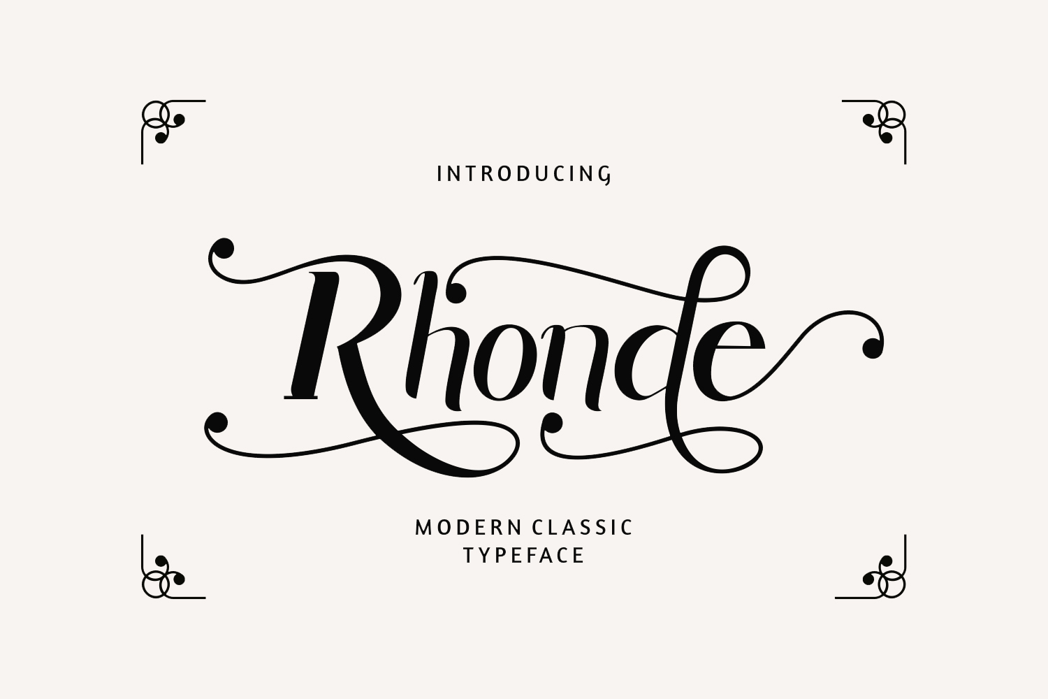 Rhonde Free Font