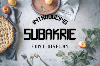 Subakrie Free Font