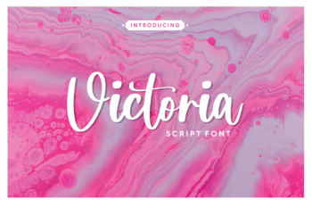 Victoria Script Font