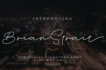 Brian Strait Free Font