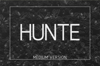 Hunte Free Font