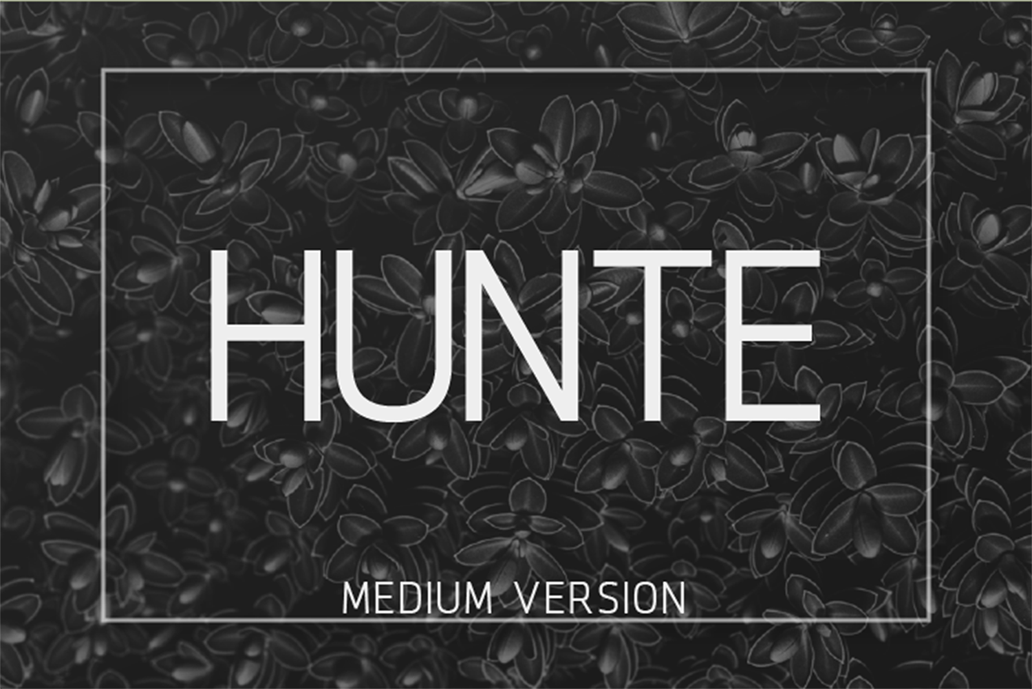 Hunte Free Font