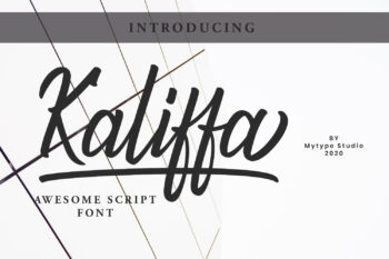 Kaliffa Free Font