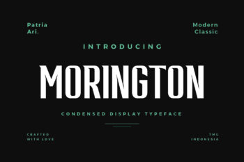 Morington Free Font