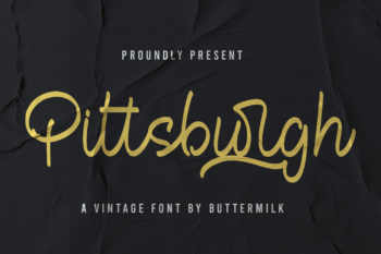 Pittsbutgh Free Font