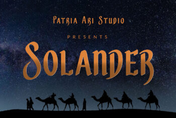 Solander Free Font