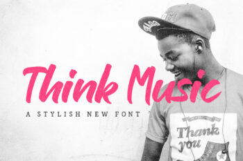 Think Music Script Free Font