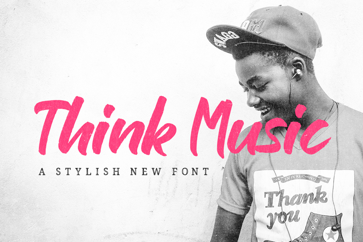 Think Music Script Free Font