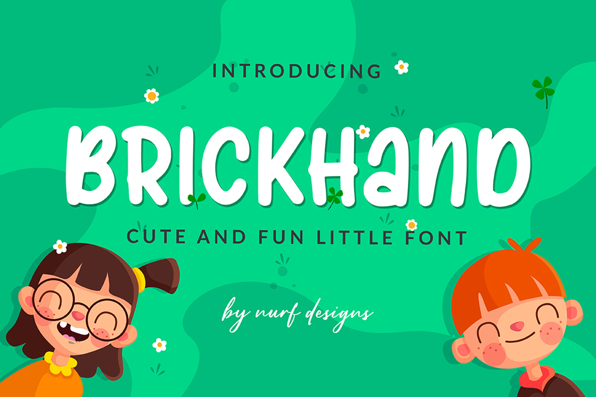 Brickhand Free Font