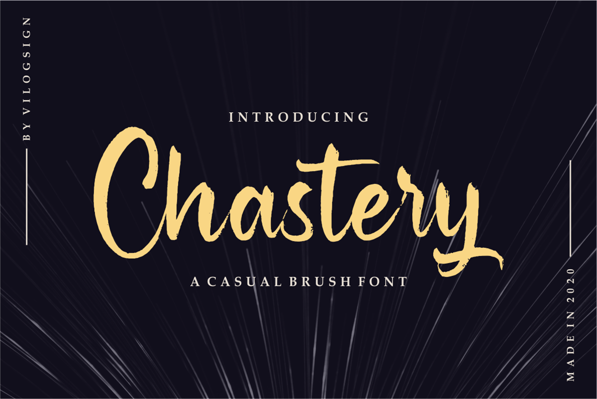 Chastery Free Font