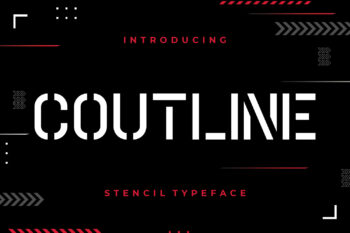 Coutline Free Font