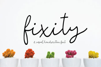 Fixity Free Font