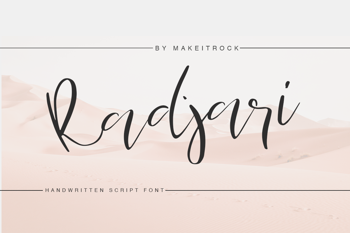 Radjari Free Font