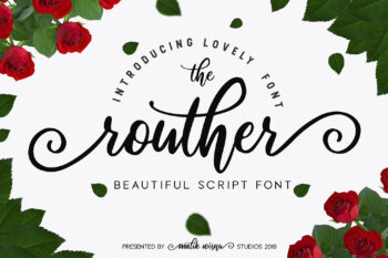 Routher Free Font
