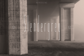 Slendergrey Free Font