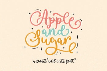 Apple and Sugar Free Font