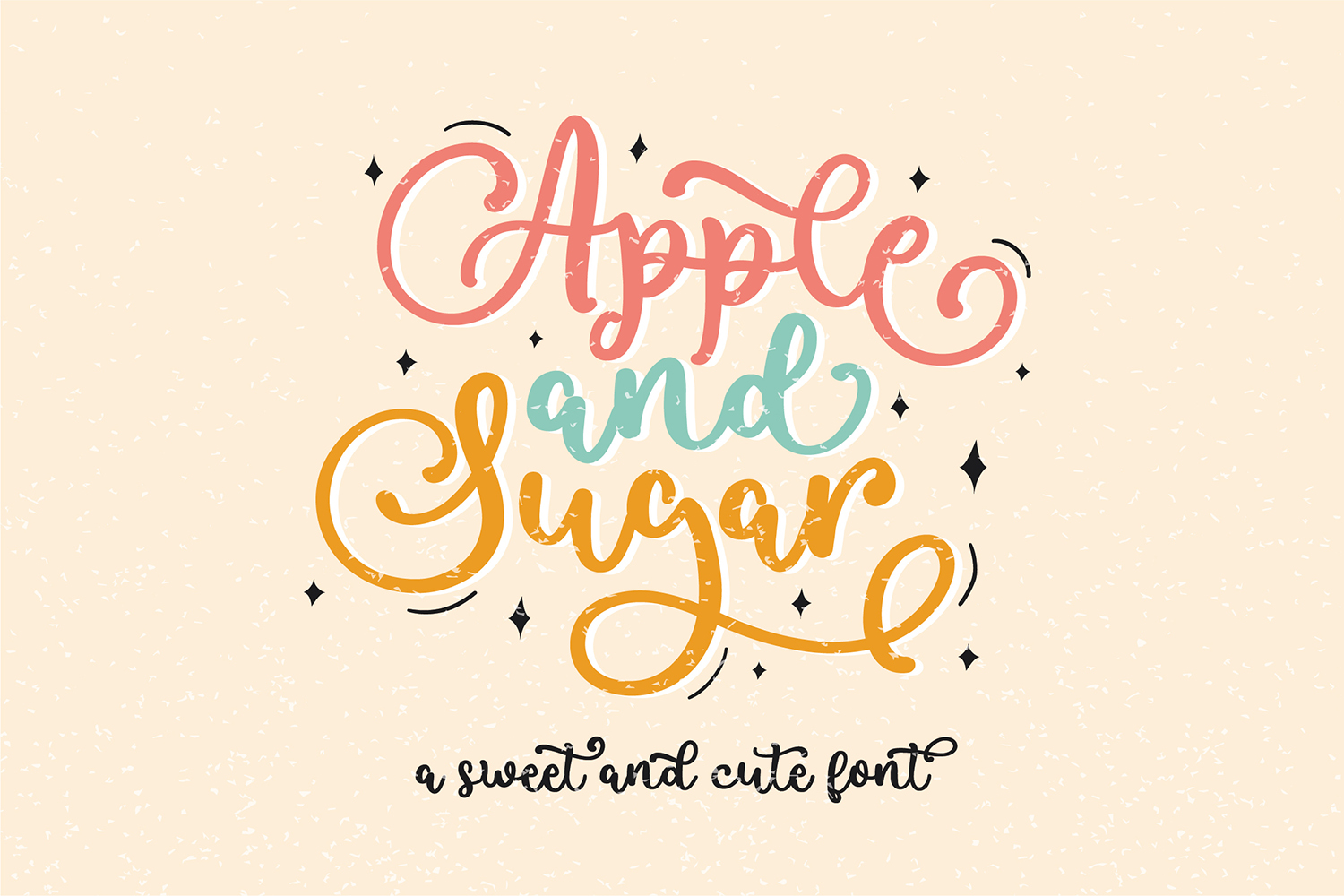 Apple and Sugar Free Font