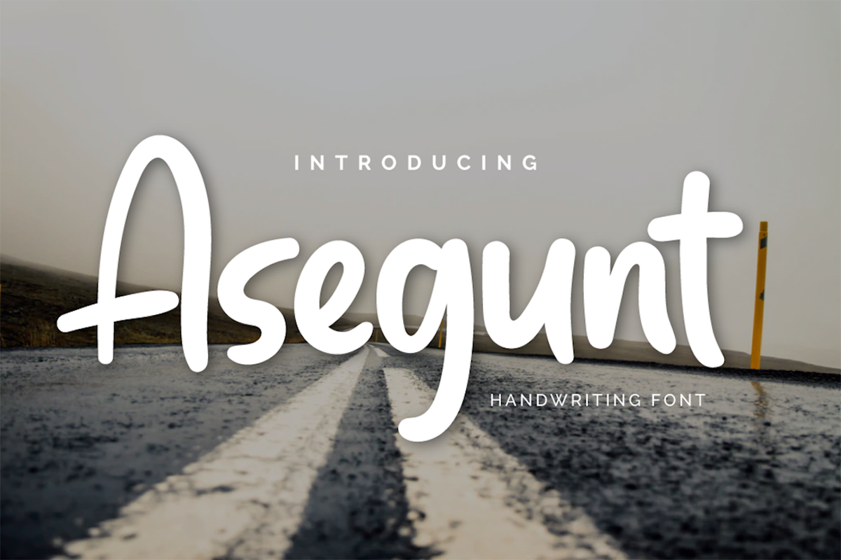 Asegunt Free Font