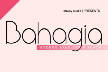 Bahagia Free Font