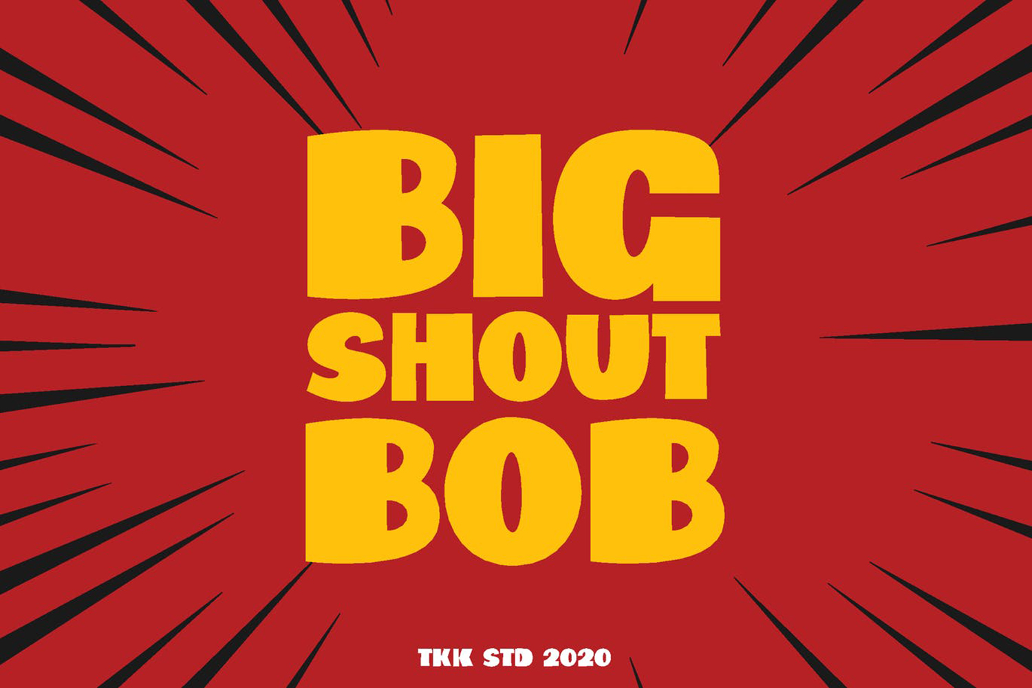 Big Shout Bob Free Font