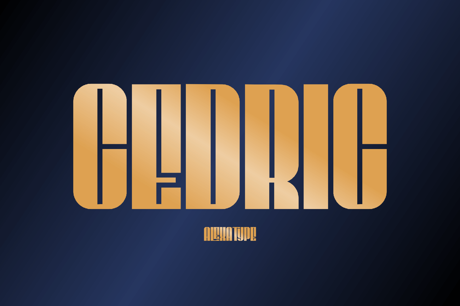 Cedric Free Font