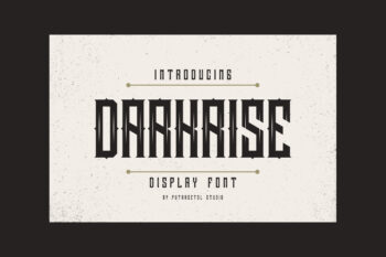 Darkrise Free Font