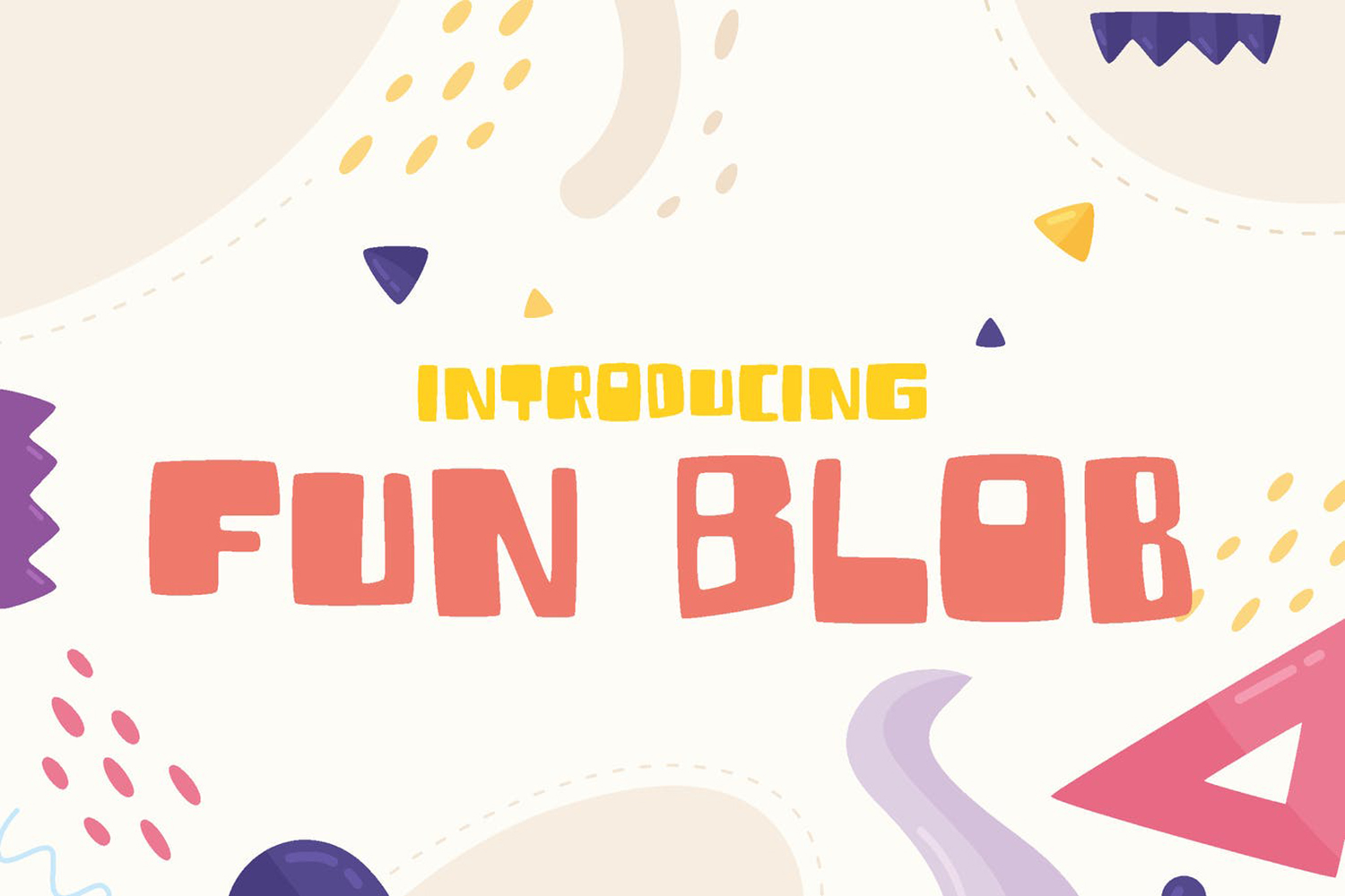 Fun Blob Free Font