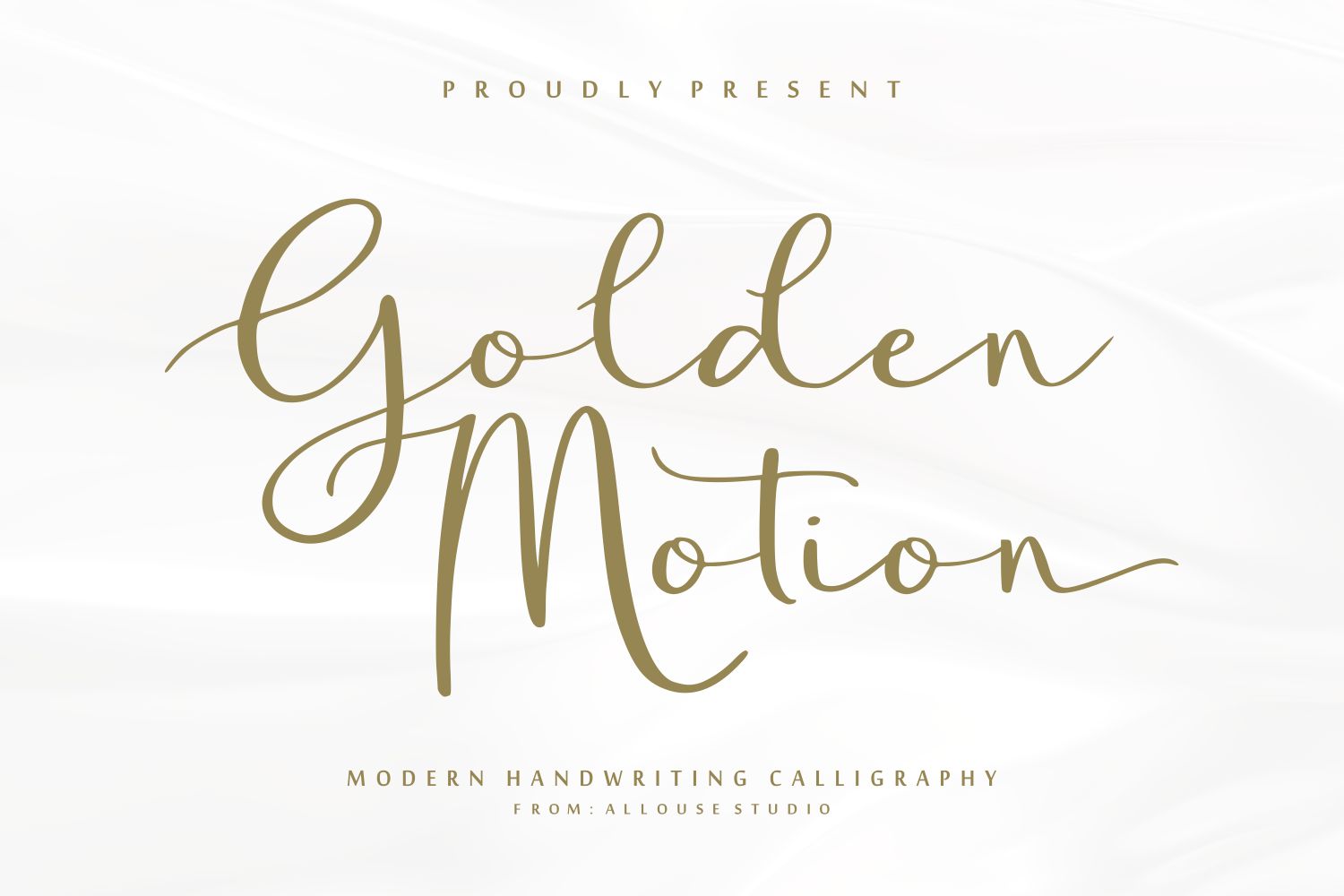 Golden Motion Free Font