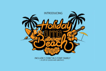 Holiday Summer Beach Free Font