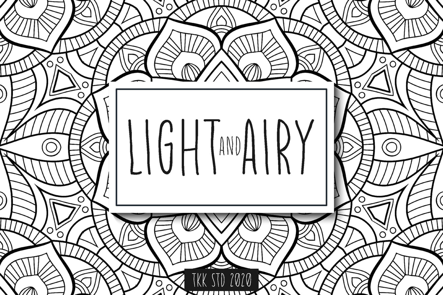 Light and Airy Free Font