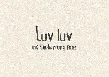 Luv luv Free Font