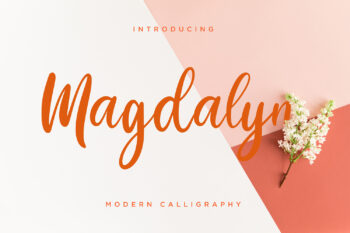 Magdalyn Free Font