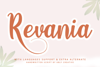 Revania Free Font